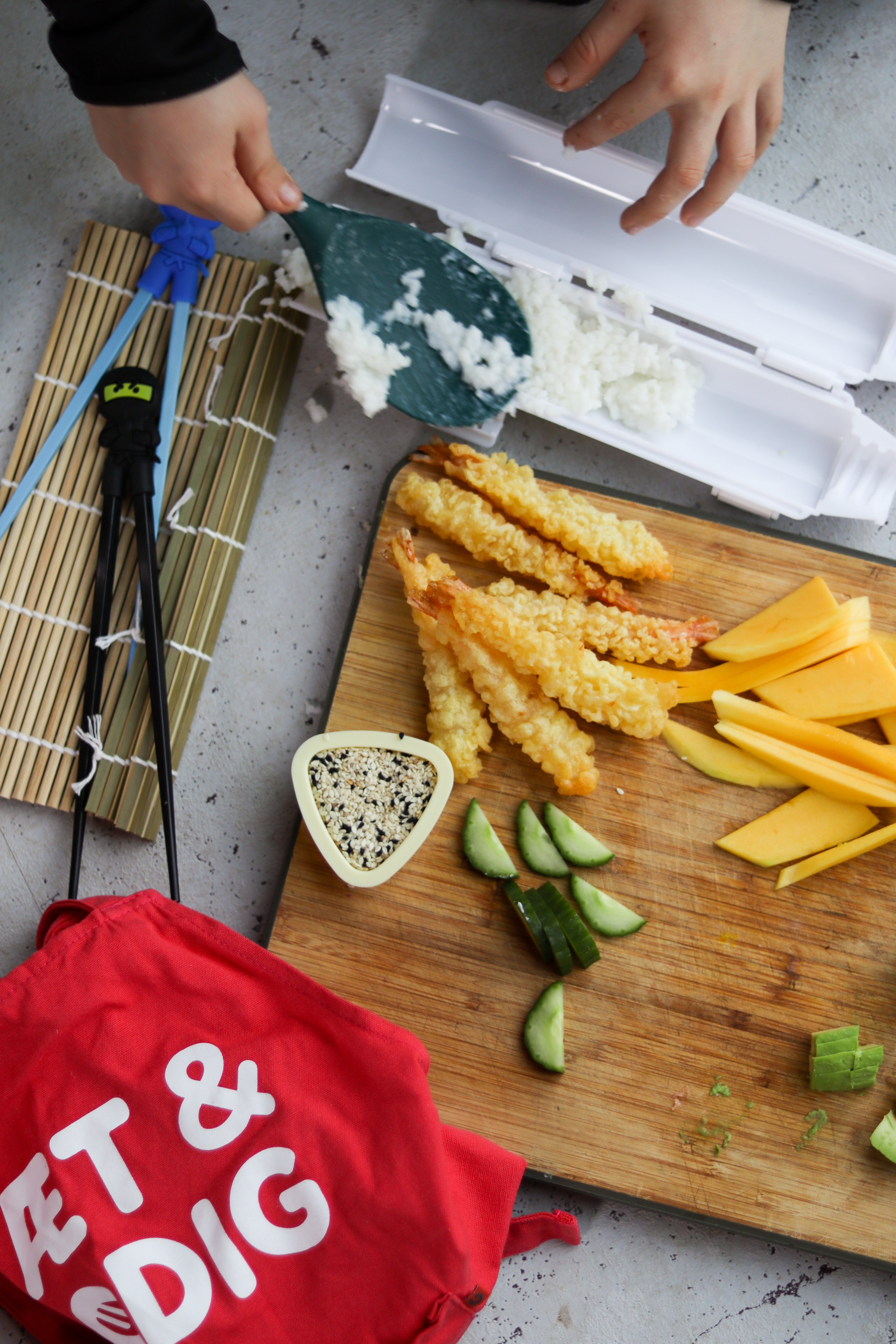 Sushi Kit - til Børnefamilier
